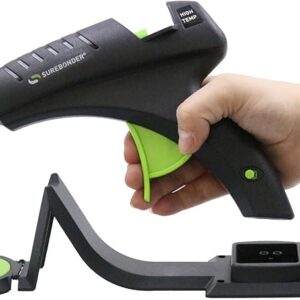 Surebonder Cordless Hot Glue Gun, High Temperature, Full Size, 60W, 50% More Power
