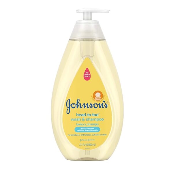 Johnson's Head-to-Toe Gentle Tear-Free Baby & Newborn Wash & Shampoo
