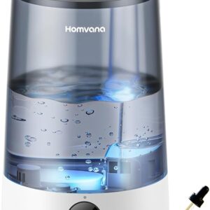 Homvana Humidifiers for Bedroom Home, 3.6