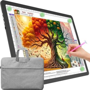 TOHETO A4 Light Board with Bag for Diamond Painting