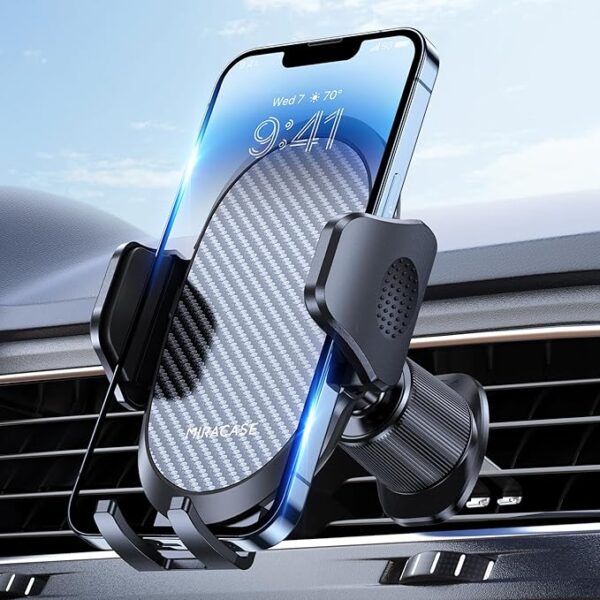 Miracase Phone Holders for Your Car with Metal Hook Clip