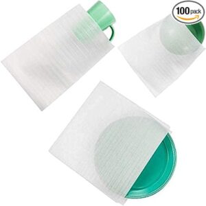 ALIN 60 Cushion Foam Pouches, Moving Foam Wrap Pouches, Protect Mug, Cup, Glasses, China, and Dishes, Packing Supplies, Packing Cushioning Supplies for Moving