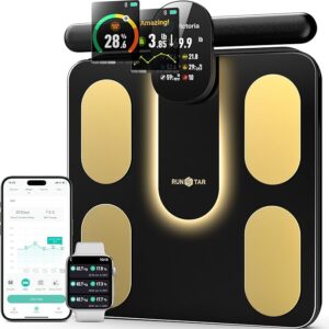 Runstar Smart Scale FSA or HSA Eligible, 8 Electrodes Digital Bathroom